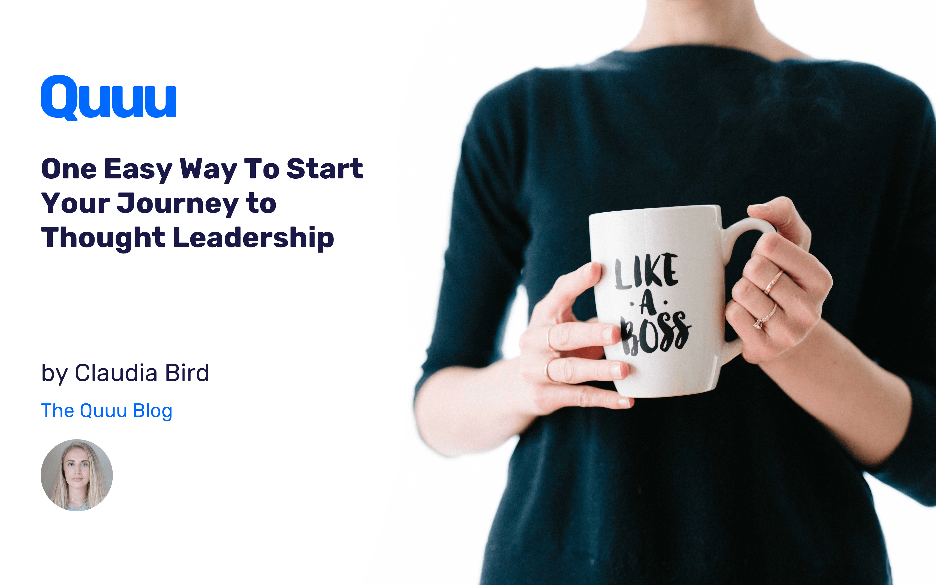 One Easy Way To Start Your Journey to Thought Leadership