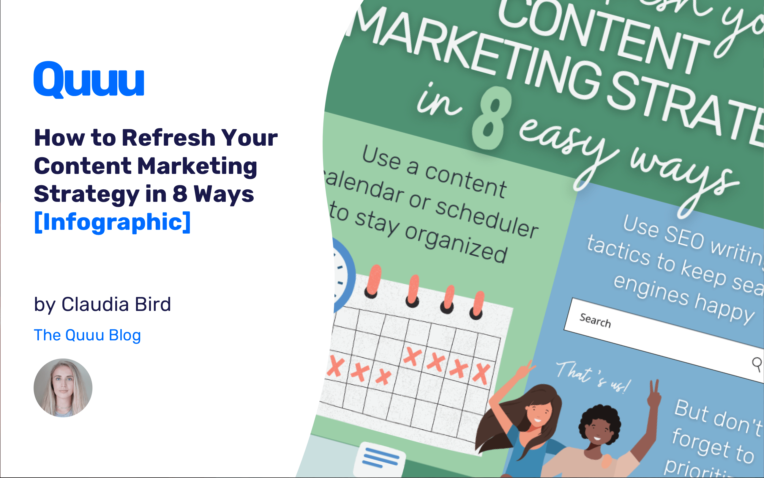 How to Refresh Your Content Marketing Strategy in 8 Ways [Infographic]
